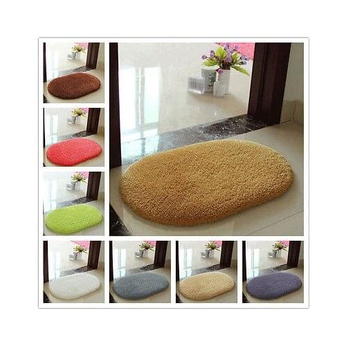 Bathroom Carpets Absorbent Anti-slip Bath Mats Soft Memory Foam Floor Mat Doormats for Living Room Kitchen Rugs Oval tapete