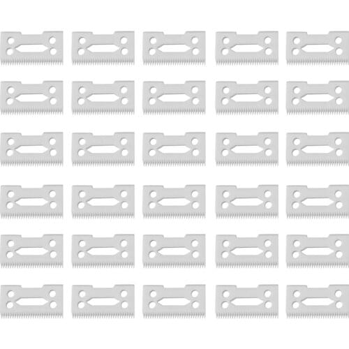 30Pcs 28 Teeth Zirconia Ceramic Clipper Blade for Wahl Senior Clipper