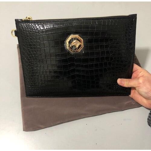 100% Genuine Alligator Skin Leather Men Wallet Crocodile Leather Skin Wallets And Purse Luxury Money Clip For Business Men