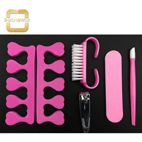 Nailes tools bag with suitcase manicure pedicure set for acrylic nail clippers