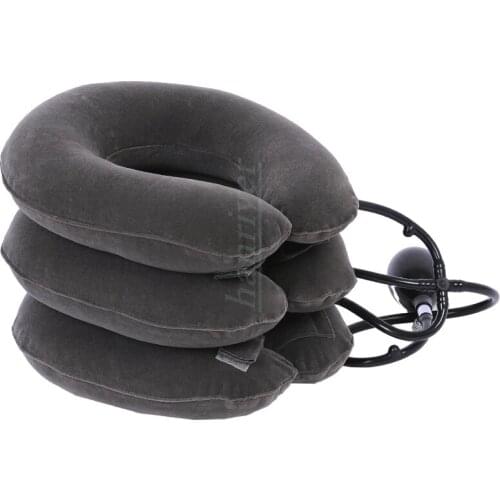 Neck Tractor Inflatable Air Cervical Traction Device Support Collar Vertebra Orthopedics Massage Relaxation Brace
