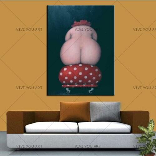 Naked Girl Wall Pictures Oil Paintings 100% Handpainted Modern Abstract Art High Quality Wall Art Living Room Decoration Gift