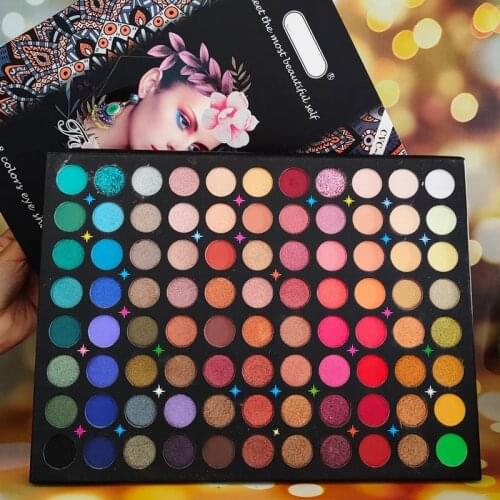 88 Color Eyeshadow Palette Colorful Shadows Glitter Highlighter Shimmer Make Up Pigmented Matte Stage Eye Shadow Pallete