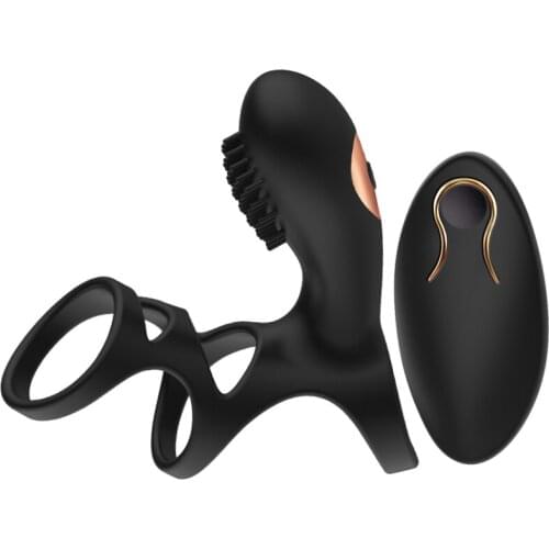 Sex Wireless Remote Control Penis Ring Vibrator 10 Speed Cock Ring for Men Delay Ejaculation G Spot Stimulation Sex Toys For Man