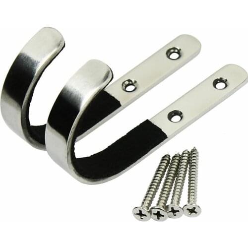 Tactical Stainless steel Padded Wall Mount Storage Rack J-Hook Rifle Rack Shot gun Hanger for Hunting Airsoft Rifle Accessory