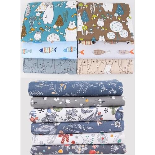 20x25CM Cotton Fabric Cloth Sewing Quilting Fabrics for Patchwork Needlework DIY Handmade Accessories