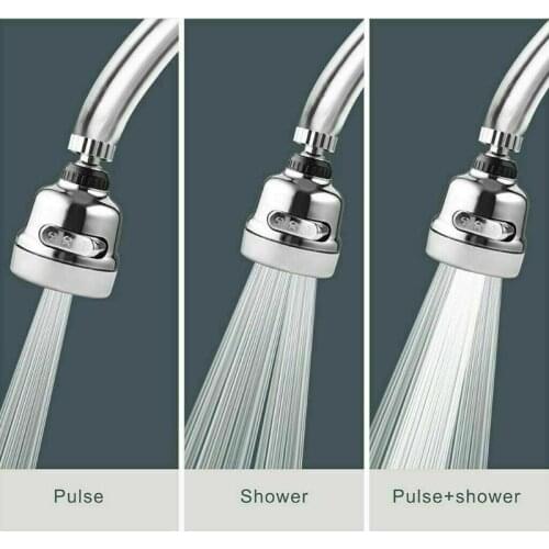 Faucet Water Saving Nozzle, 360 Degree Rotating Faucet Movable Kitchen Tap Head Water Saving Nozzle Sprayer