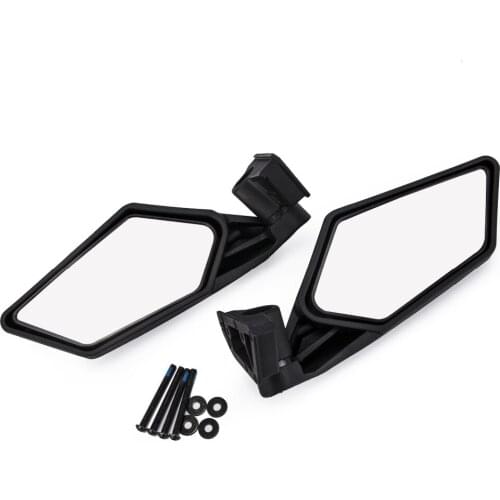 Motorcycle UTV rearview mirrors fit bombardier Can Am Maverick X3 2017 2018 rear mirrors Motorcycle Mirror Flat mirror
