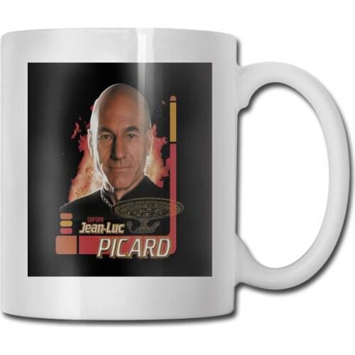 Star-Trek Next Generation Captain Picard Licensed Adult Novelty Latest Hot Sale Aesthetic Interesting Pictures Mug Cup