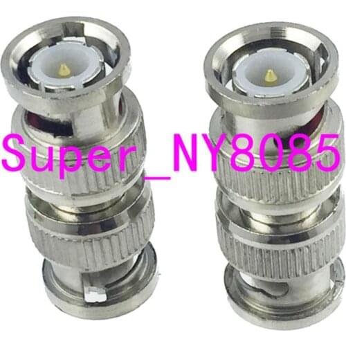 10pcs Adapter BNC plug male to BNC male RF connector straight M/M