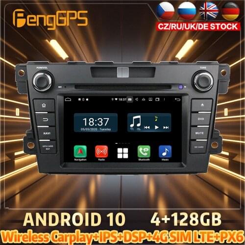 128G Android10 PX6 DSP For MAZDA CX-7 2012 - 2013 Car DVD GPS Navigation Auto Radio Stereo Video Multifunction CarPlay HeadUnit