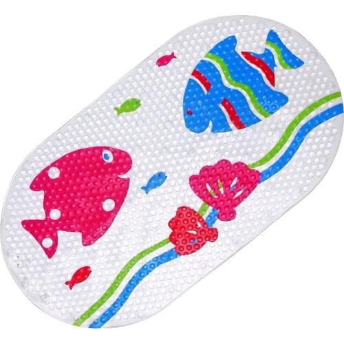 Promotion! Cartoon Baby Bathtub Bath Mat Non Slip for Tub Kids Anti Bacterial,Phthalate Free,Latex and Machine Washable Patter
