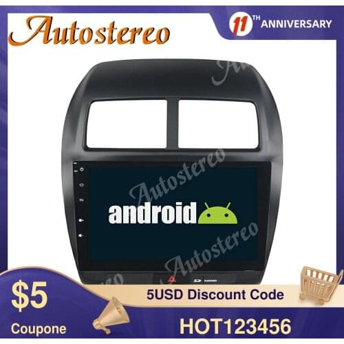 Android 9 8 Core Car No DVD Player GPS Navigation For Mitsubishi ASX Sport 2010-2012 Multimedia Player Radio Recorder Head Unit