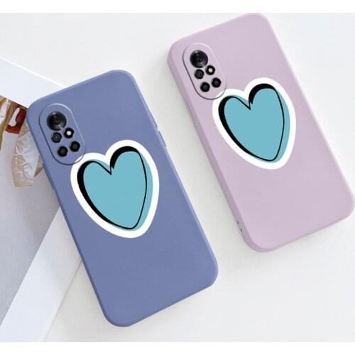 Pure Love Shockproof Liquid Silicone Cover Case For Huawei Nova 8 7 Pro SE 6 SE 5 Pro 5Z 5I 5Ipro 5T 4 4E Phone Case