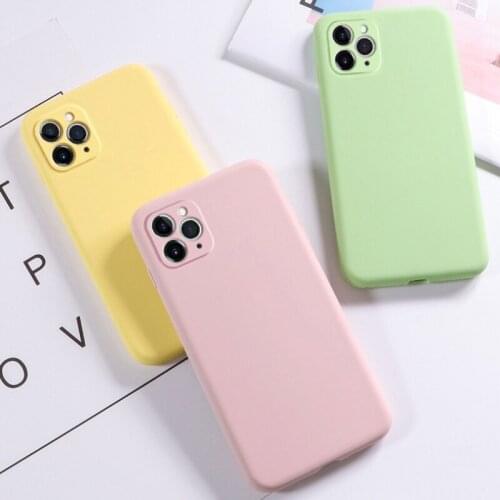 LS mobile phone case for iPhone1111Pro MAX XR liquid silicone fitted case suitable for Apple 678 xs max 7Plus protective cover