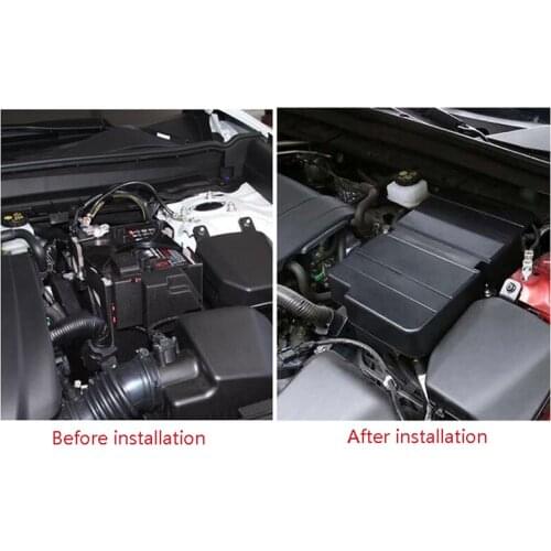 Engine Battery Dust Proof Positive Negative Electrode Waterproof Protective Cover for Mazda Cx-30 Cx 30 2020-2021