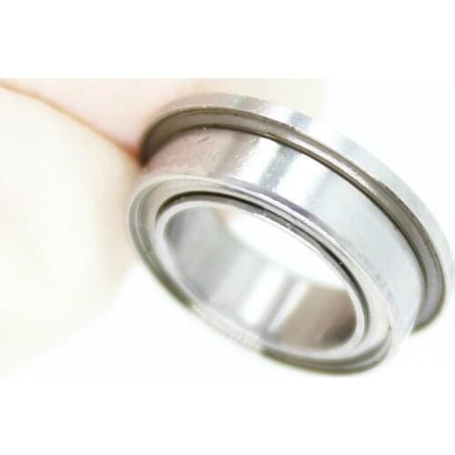 F604ZZ Flange Bearing 4x12x4 mm ABEC 1 ( 4 PCS ) Flanged F604 Z ZZ Ball Bearings suitable for electrical machinery