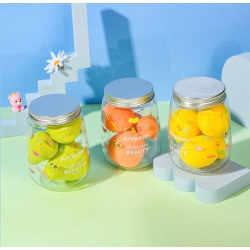 Different Sizes Makeup Sponge Dry&Wet Use Cosmetic Puff Sponge Foundation Powder Blush Beauty Tools with Storage Box make up
