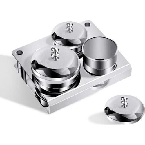 Manicure Tools Cup Liquid Powder Cup With Cap Container Container Stainless Steel Can Cup 3 Piece Set