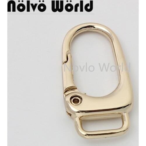 Nolvo World 13mm 3 colors Trigger Snap Hook Metal Swivel Lobster Clasps Purse Bag Clips