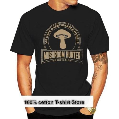Men tshirt Mushroom Hunter Questionable Morels Funny Mushroom Pun Gift T Shirt women T-Shirt tees top