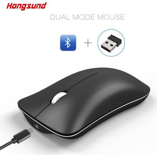 New mouse Rechargeable Silent Bluetooth Mouse dual-mode Bluetooth MOUSE 2.4G wireless mouse suitable for office game