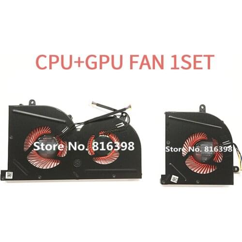 New Laptop Cooling Fan FOR MSI GS73 GS73VR MS-17B1 GS63VR GS63 CPU or GPU Fan