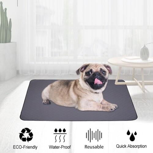 Dog Pet Diaper Mat Urine Absorbent Environment Protect Diaper Mat Waterproof Reusable Training Pad Dog Car Seat Cover Dog bed