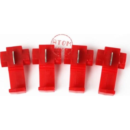 Connector 100PCS red Scotch Lock Quick Splice 22-18 AWG Wire Connector