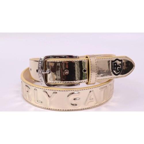 Golf Leisure Sports Belt Fashion Alloy Buckle Patent Leather Belt 4 Colors Optional Length Can Be Cut Luxury Golf Accessories