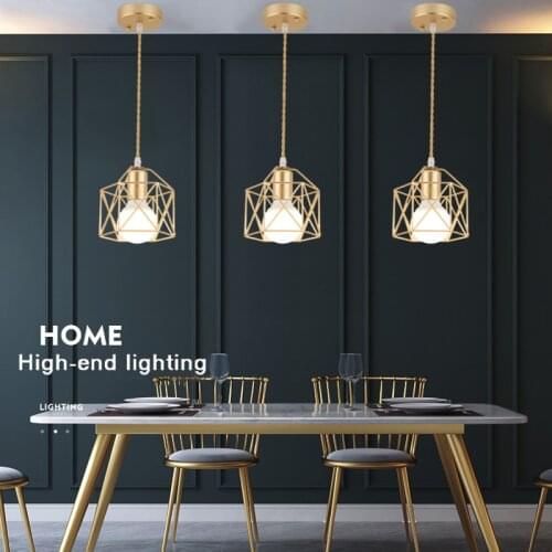 Retro LED Cord Pendant Light with E27 Bulb for Bedroom Corridor Vintage Chandelier Hanging Lamp for Home Aisle Porch 110-220V
