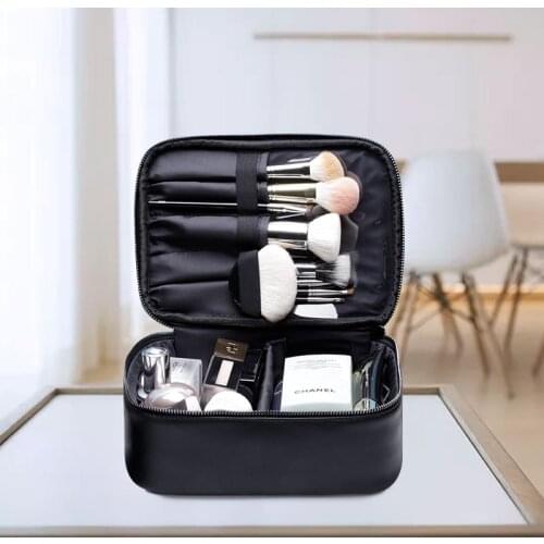 Rownyeon Black Cosmetic Bags