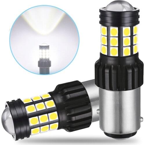 2x Signal Lamp 1157 Bay15d Led Bulb 1156 Ba15s P21w T25 3157 7443 Led Backup Brake Lights Turn Signal Light White Red Amber