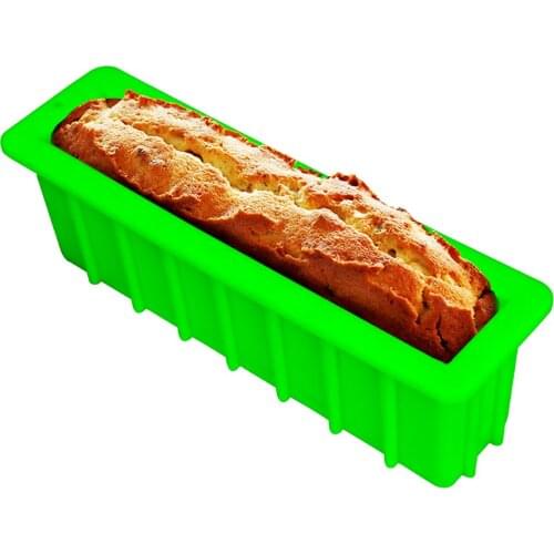 Silicone Mold DIY Loaf Soap Mold Tall And Skinny silica gel Molds Toast Mousse Cake Tools Swirl Rectangular Soap Mould PR340B