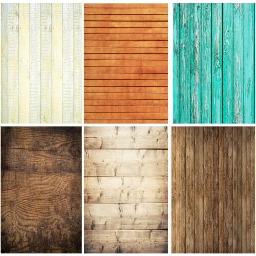 Vinyl Custom Photography Backdrops Wooden Planks Theme Photography Background 210203NK-03