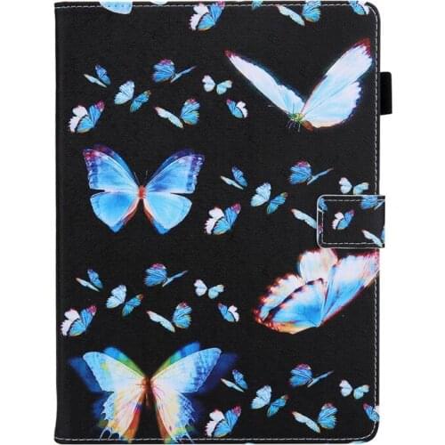 For IPAD PRO 11/IPAD AIR4 10.9 Protective Cover Flip Cover with Card Slot Bracket Leather Protective Shell Butterfly