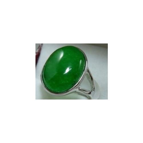 0x Beautiful Green stone ladys ring size:7#,8#,9# can choose