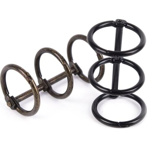 1 Piece Gold Silver Loose-leaf Metal Split Hinged Rings Scrapbooking Binder Album Calendar For A5A6 Notebook Account Planner