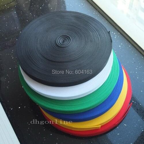 10 Yards 1" 25mm Polypropylene Webbing Belt Strap Buckles Strapping PP