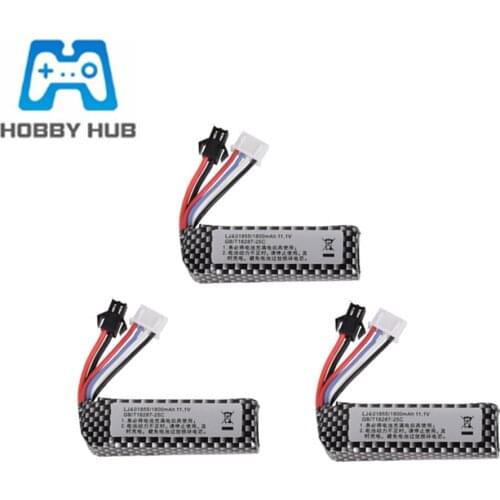 3pcs 11.1V 1800mAh 25C 401855 3s Water Gun Lipo Battery for M4/AK AKKU Mini Airsoft BB Air Pistol Electric Toys RC Toys Parts