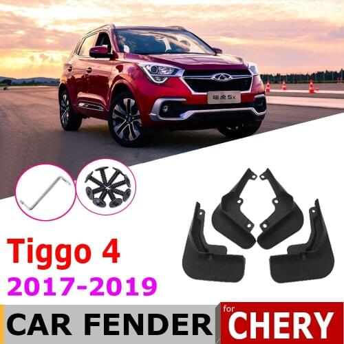 Mudguard For Chery Tiggo 4 Chery Tiggo 5X 2019 2018 2017 4 PCS Front Rear Car Fender Mudflaps Mud Guard Splash Flaps Accessories