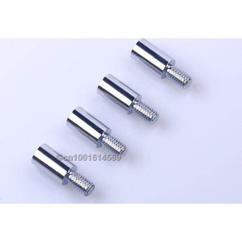 Easyget 4pcs 15mm Chrome Arcade Games Joysticks Shaft Extender Extension Rod For SANWA Joystick & Jamma Joystick Free Shipping