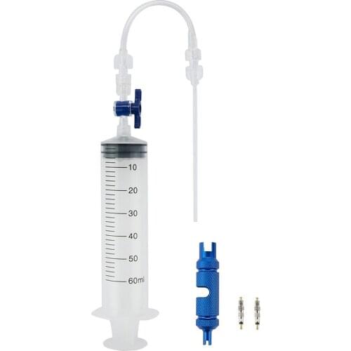 Bicycle Tubeless Tire Sealant Injector 60mL Capacity MTB Mountain Road Bike Tire Repair Sealant Syringe Tool Bicycle Equipment