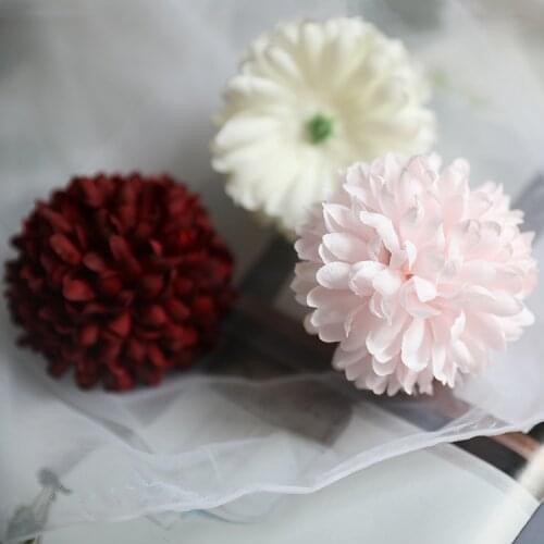 20pcs 6-7cm Dandelion Artificial Flower Head Home Garden Decoration DIY Wedding Arches Flower Wall Garland fleur artificielle