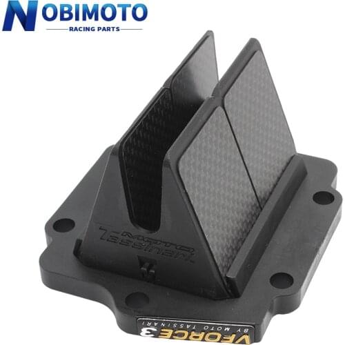 Motorcycle Carbon Fiber Intake Reed Valve For KX125 1982-1992 KX500 1983-1984 KMX125 1999-2001 ATV Dit Pit Bike Race