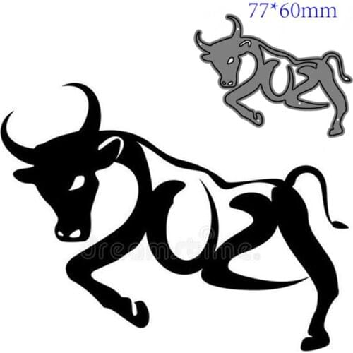 Metal Cutting Dies Cut Mold 2021 cattle Decoration Scrapbook Paper Craft Knife Mould Blade Punch Stencils