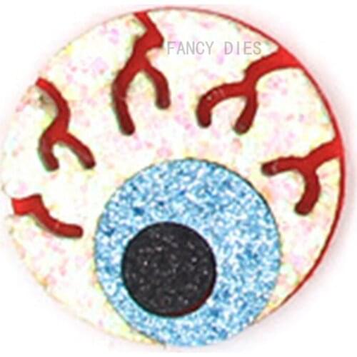 2021 New Halloween Scary eye Cutting Dies Wooden Dies Suitable for Common Die Cutting Machines on the Market