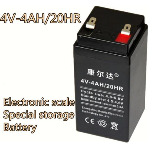 Original 4V 4.0Ah pricing electronic scale table scale lead-acid battery emergency light childrens toy car rechargeable battery