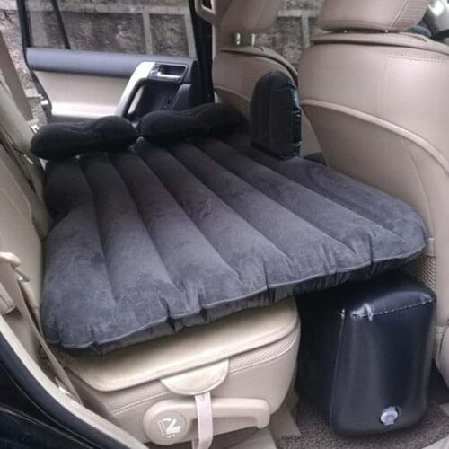 Split type flocking car inflatable bed car sedan travel air bed car bed air bed car universal camping outdoor mat