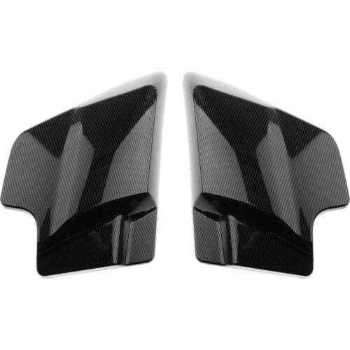 Generic Plastic Left Right Side Covers Panels for Harley Touring Models 2009-2016 Road Glide Street Glide Black